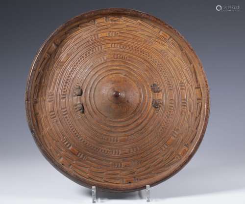 Somalia, round leather hand shield