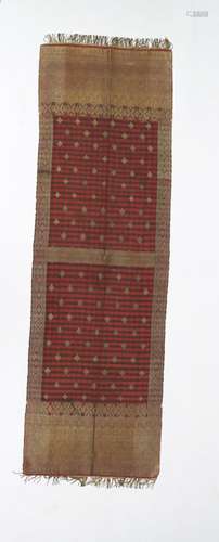 Sumatra, Minangkabau, shoulder cloth, selendang, ca. 1900 or...