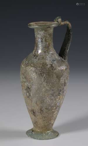 A fine Roman glass flacon, ca. 3rd-4th century