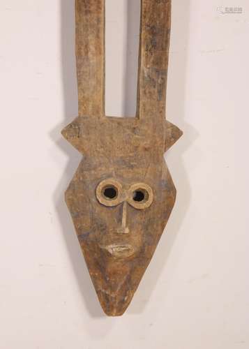 Ivory Coast, a pair of decorative Nafana plank masks,