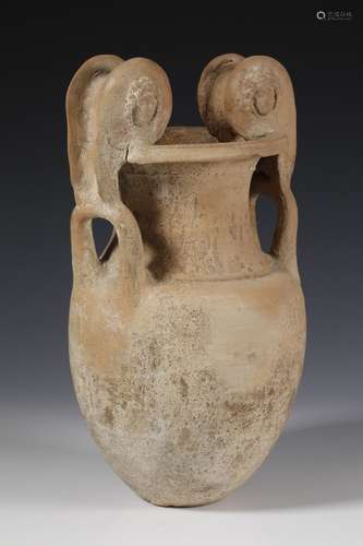 South Italy, earthenware vase, ca. 4th-3rd century BC,