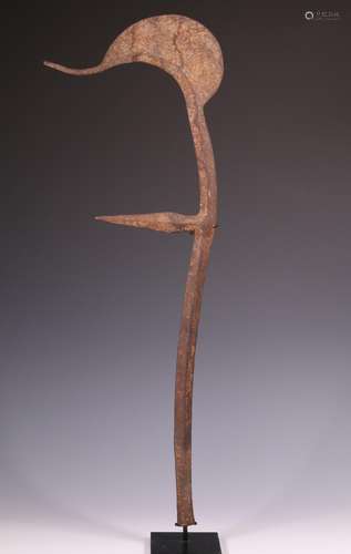 Cameroon, Margi or Mafa, iron throwing knife