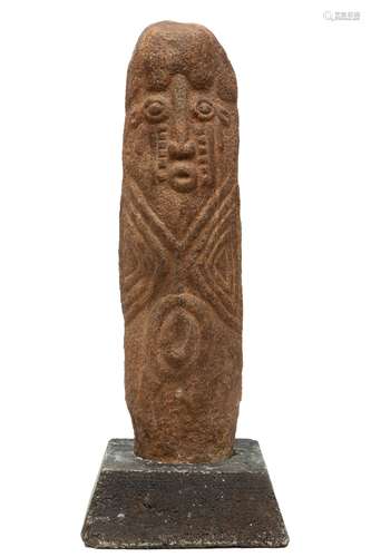 PNG, Highlands, a stone ritual object,