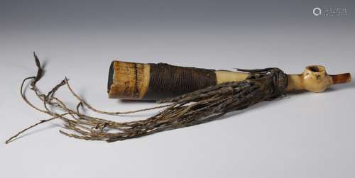 Congo, ivory blow horn, ca. 1920.