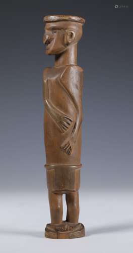 S.E. Africa, standing male figure, the head turned