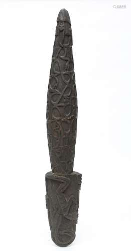 Papua, Asmat, head rest