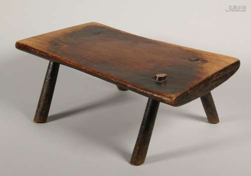 South Africa, Zulu, two wooden stools,