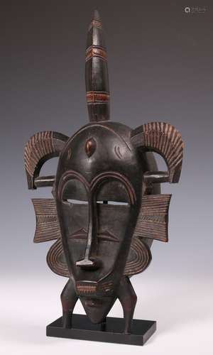 Ivory Coast, Senufo, face mask, kplie,