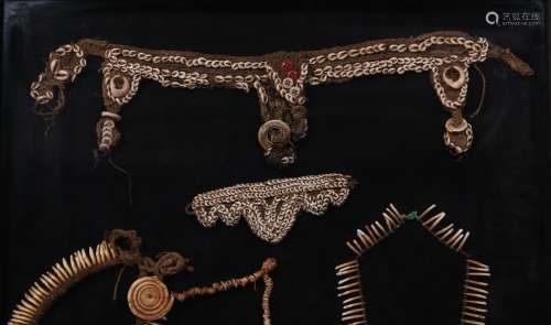 West Papua, collection of five ornaments