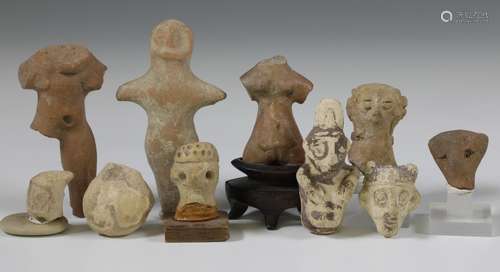 A collection of ten terracotta Near Eastern objects, ca. 100...