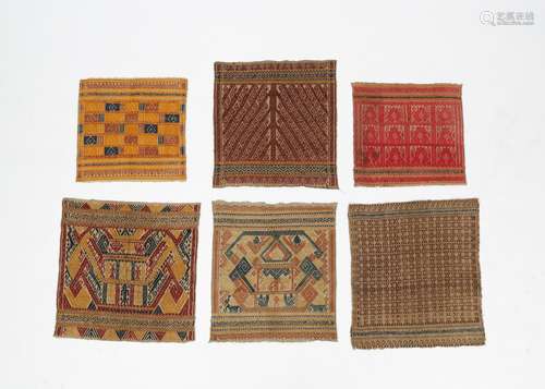 Sumatra, Lampung, a collection of seven ceremonial textiles,...