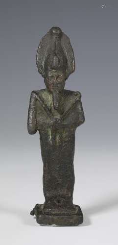 Egypt, bronze Osiris, Late Period.