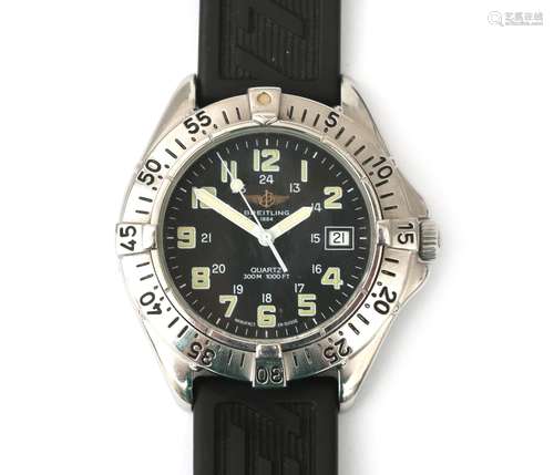 Montre-bracelet pour homme Breitling Colt en acier, vers 199...