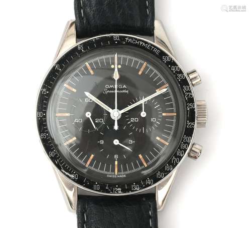 A rare steel Omega Speedmaster 'Pre Moon' wristwatch, 1962. ...