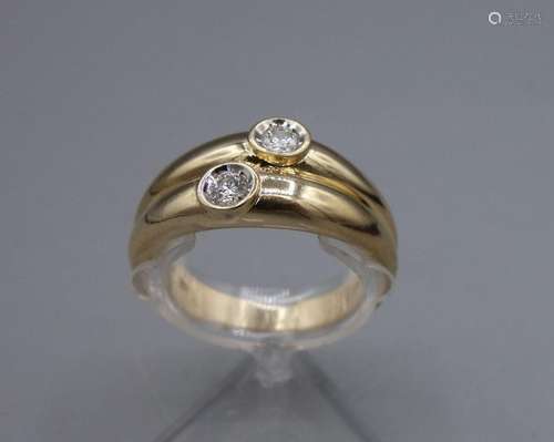 RING WITH 2 DIAMONDS