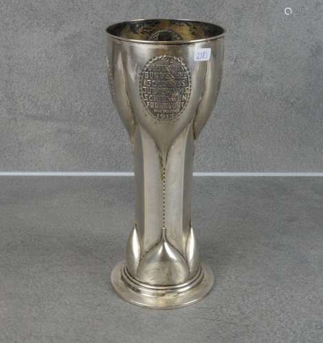 ART NOUVEAU CUP WITH DEDICATION