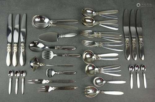 SILVER CUTLERY "CACTUS" - GEORG JENSEN