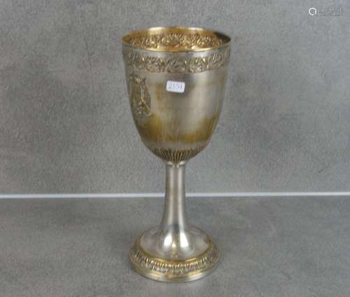 SILVER PLATED PRICE GOBLET