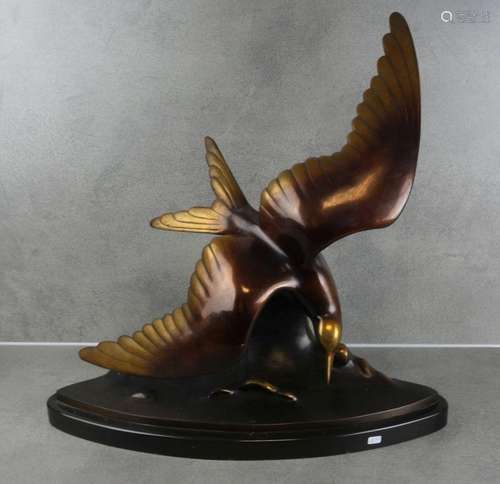 LORINO - ART DECO SCULPTURE: "SEAGULL"