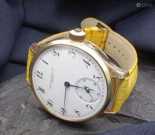 MARIAGE: WRIST WATCH FROM PATEK PHILIPPE POCKET WATCH