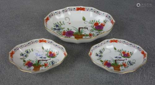 3 MEISSEN BOWLS