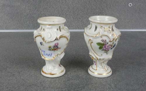 PAIR OF MEISSEN VASES