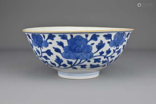 A Chinese early 19th Century blue and white porcelain