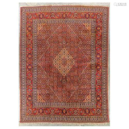 An Oriental hand-made carpet. Bidjar. (253 x 340 cm)