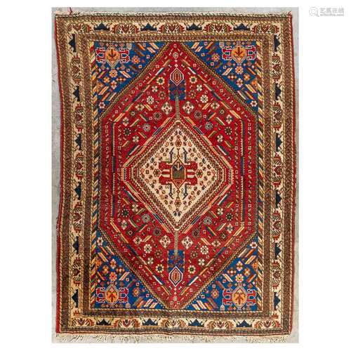 An Oriental hand-made carpet. Klardasht. (205 x 152 cm)