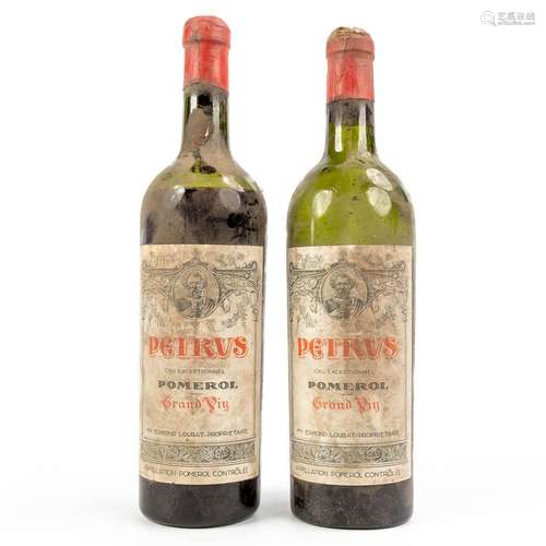 A collection of 2 bottles 'Château Petrus, Cru Exceptio...