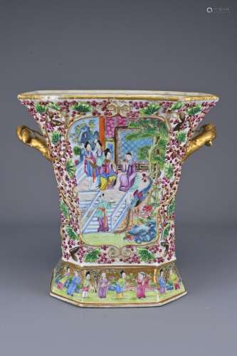 A Chinese 19th Century Canton famille rose porcelain