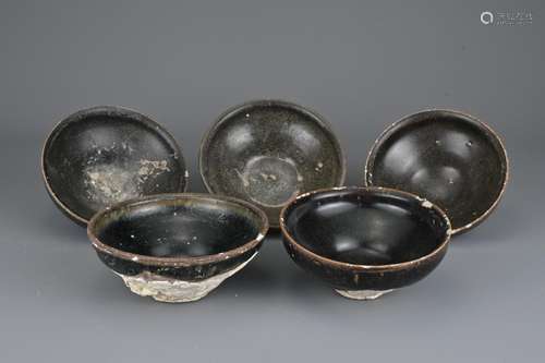 A group of five Chinese Song Dynasty (960-1279)