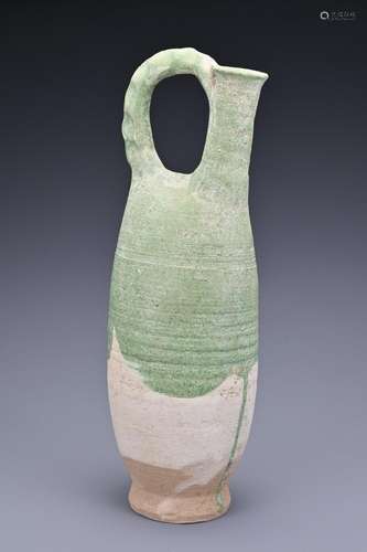 A Chinese Liao dynasty (907-1125) green-glazed