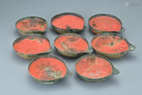 A set of eight Chinese Han dynasty (206BC-220AD)