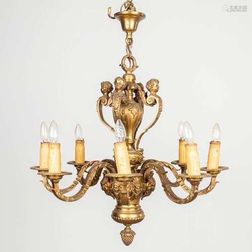 A 'Mazarin' chandelier made of gilt bronze.