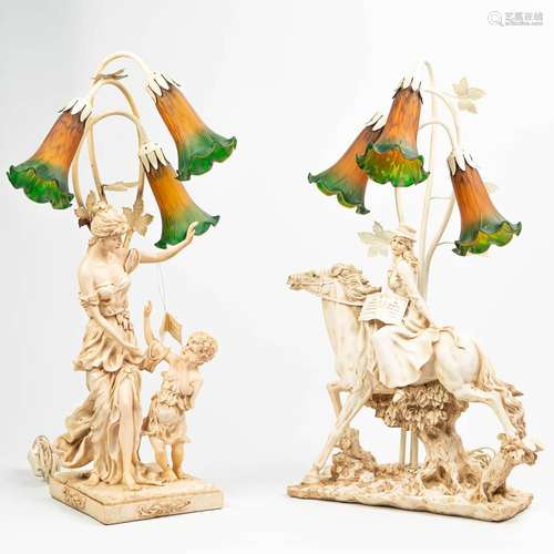 A collection of table lamps 'The Angelica Collection&#x...