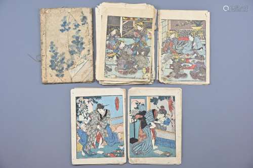 Japanese 19th Century Woodblock Printed Shunga (Erotic)