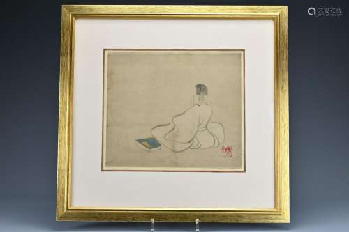 Fine Japanese 19th Century Shijo Drawing - Onishi