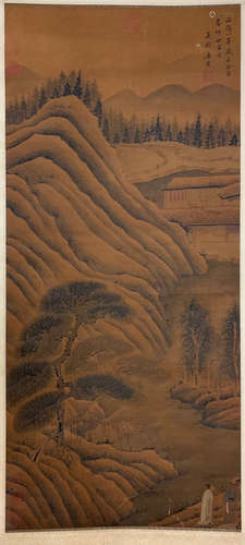 A Tang yin's landscape painting