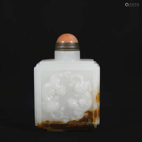 A jade snuff bottle