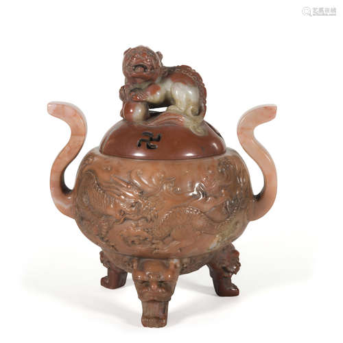 A Tian huang 'beast' censer