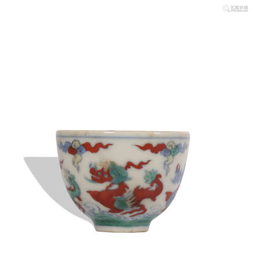 A DouCai 'dragon' cup