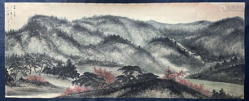 A Fu baoshi's landscape painting(without frame)