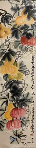 A Wu changshuo's painting