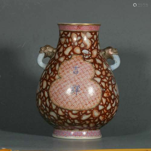 chinese famille rose porcelain pot