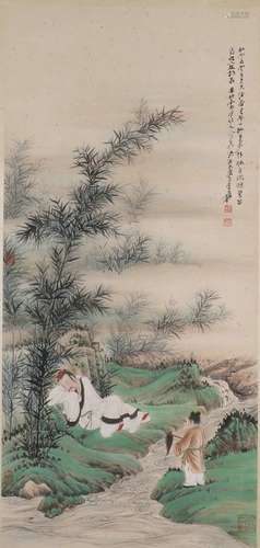 chinese zhang daqian's painting