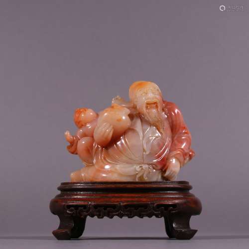 chinese furong stone carving figure
