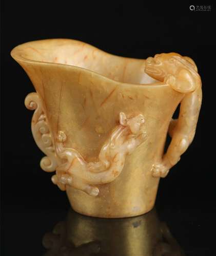 shoushan tianhuang stone cup