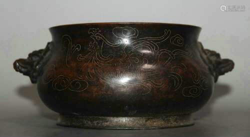 chinese bronze incense burner