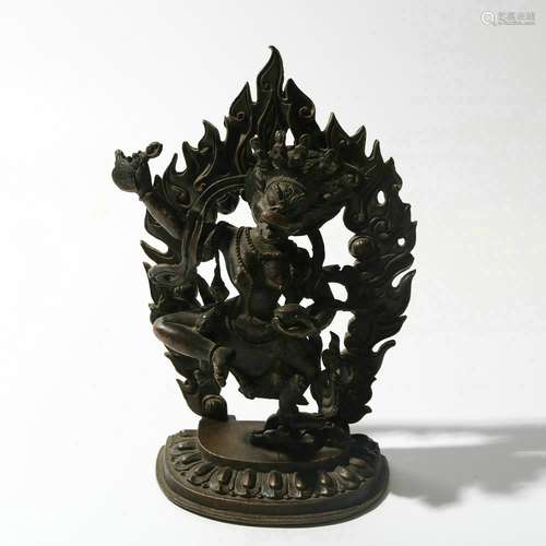 chinese bronze buddha statue